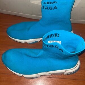 Balenciaga Blue Sock Sneakers